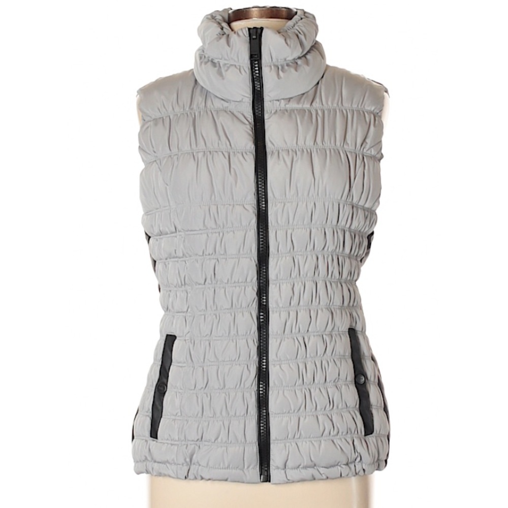 Andrew Marc Gray Puffer Vest